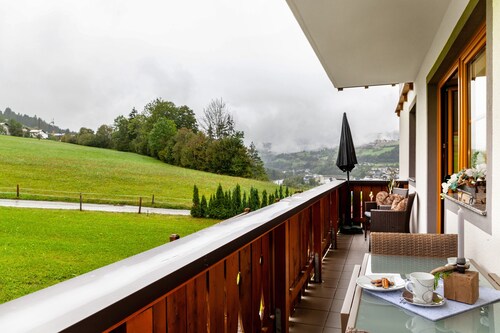 Holiday flat 'Haus Unterrain' with mountain view, terrace and WLAN