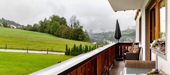 Holiday flat 'Haus Unterrain' with mountain view, terrace and WLAN