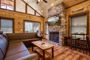 TV, caminetto, videogiochi