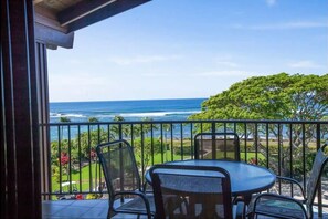 Outdoor dining - BEACH SIDE Condo w/POOL at Lawai Beach Resort! (Koloa)