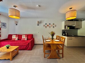 Interior - T2 vue Montagne, Accès Direct aux Pistes, Avec Piscine (Vars)