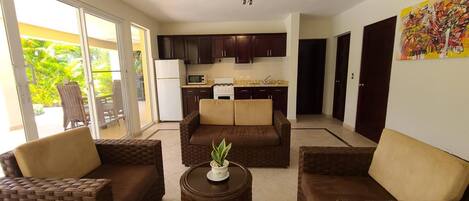 Villa, 4 Bedrooms, Smoking, Private Pool | Living area