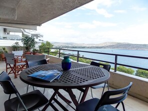 Panoramic Apartment | Balcony view - Stunning Sea View Apartment (Vari-Voula-Vouliagmeni)