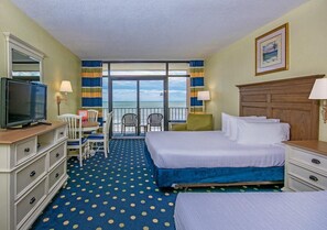 Internet, bed sheets - Seaside Adventures: Oceanfront Room 1st Floor (Myrtle Beach)