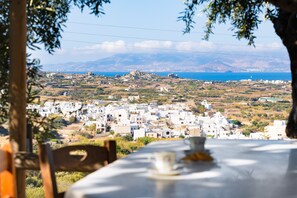 Outdoor dining - Holiday Home 'Elysium' with Sea View, Wi-Fi and Air Conditioning (Naxos)