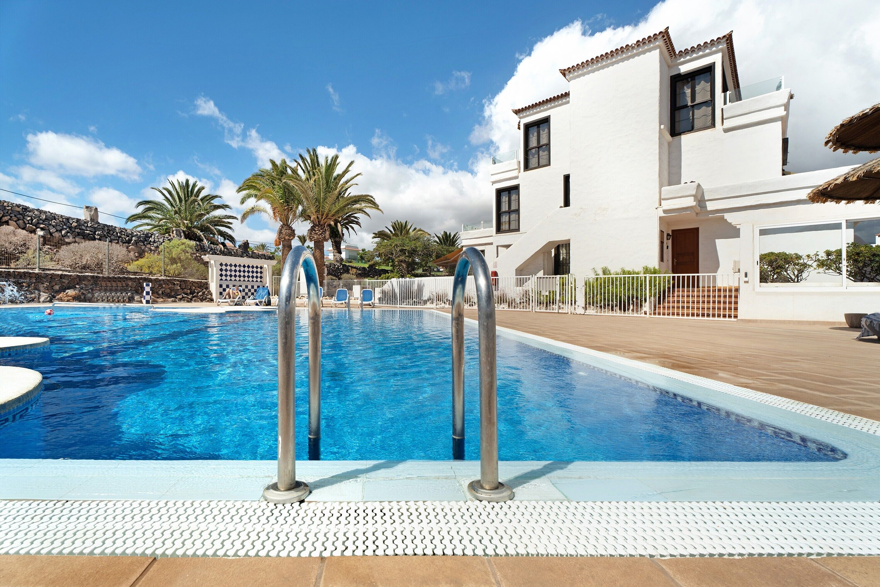 Una piscina riscaldata