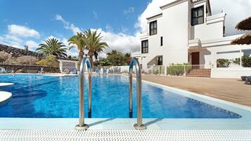 Una piscina riscaldata