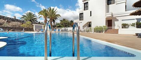 Una piscina riscaldata