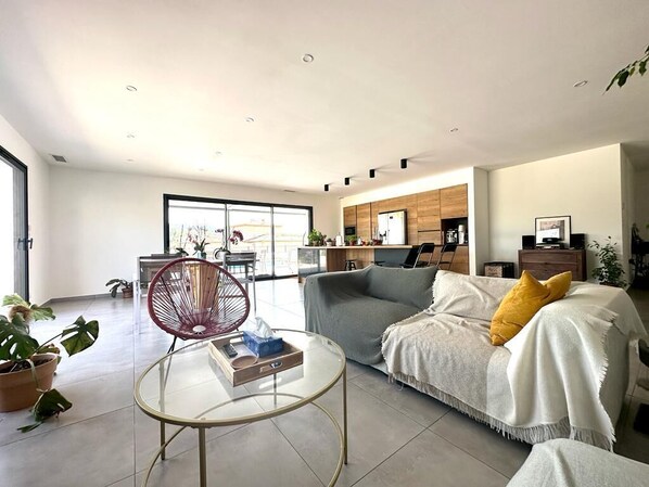 Smart TV, DVD player, books, video library - Villa 8 People Swimming Pool Pétanque BBQ (Cessenon-sur-Orb)