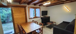 TV, DVD player, stereo
