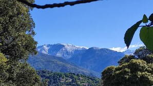 A mountainous landscape with a clear sky. - Villa 10 Personnes au Calme Entre mer et Montagne. 5 Chambres, 5 Salles de Bain (Vico)