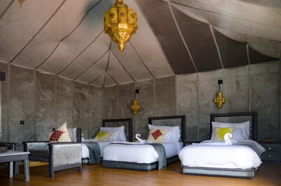 Relaxing Desert Camp