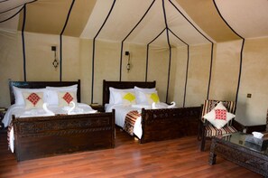 Luxury-Zelt | 1 Schlafzimmer, Verdunkelungsvorhänge