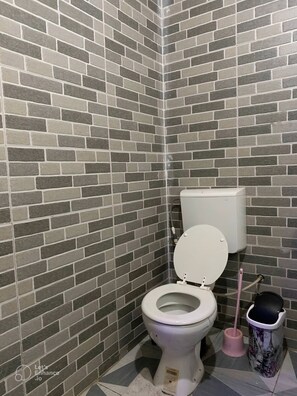 Shower, towels, toilet paper - Place for a family (Gbawe)