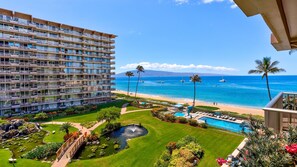 A heated pool - The Whaler at Kaanapali: 515~Studio w Stunning Courtyard & Ocean Views (lahaina)