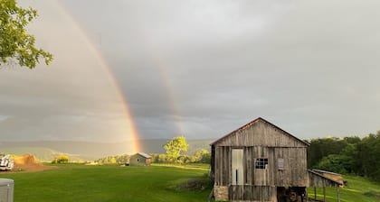 New Listing! Remodeled log farmhouse with lake view!