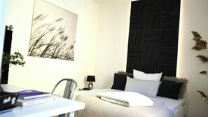 1 間睡房、熨斗/熨衫板、免費 Wi-Fi、床單