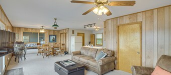 Riverfront Fulton Vacation Rental w/ Deck & Grill!
