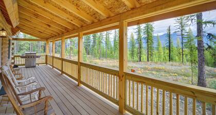 Secluded Cabin w/ Mtn Views ~ 33 Mi to Bigfork!