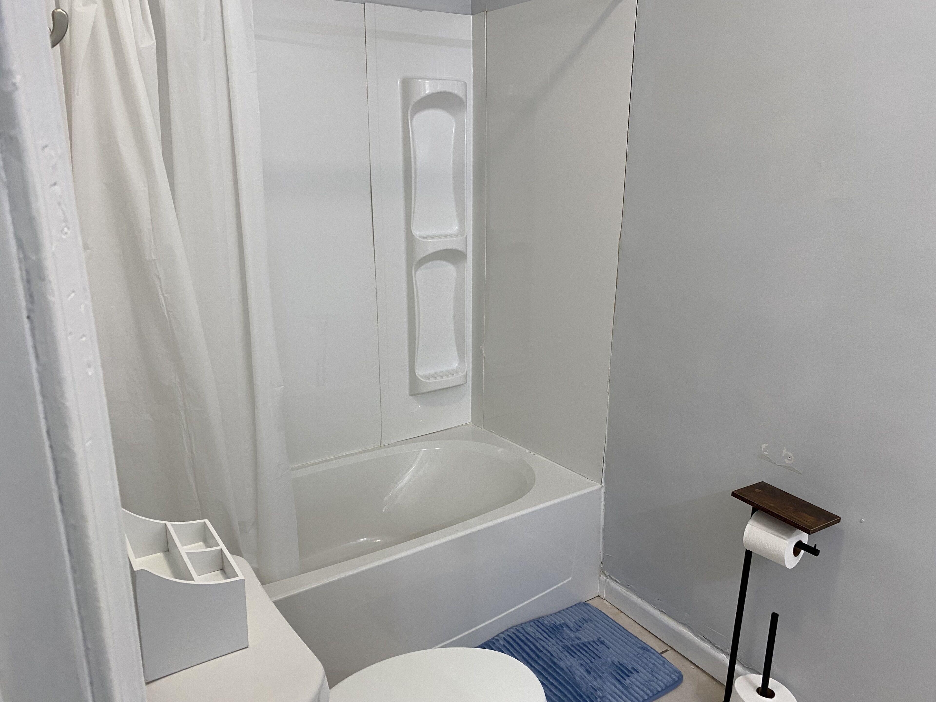 Towels, soap, toilet paper