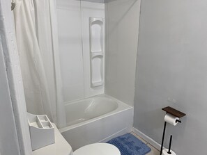 Towels, soap, toilet paper