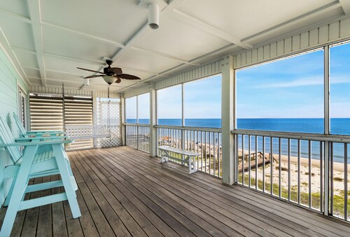3 Bed/2.5 Bath North Cape San Blas Beach Front Home - Steps to the Ocean!!