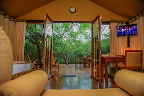 Vista al jardín