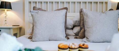 2 bedrooms, iron/ironing board, travel crib, WiFi