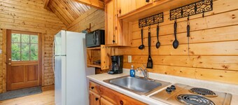 Discover Shenandoah River steps away! Cozy 2-bedroom Luray cabin.