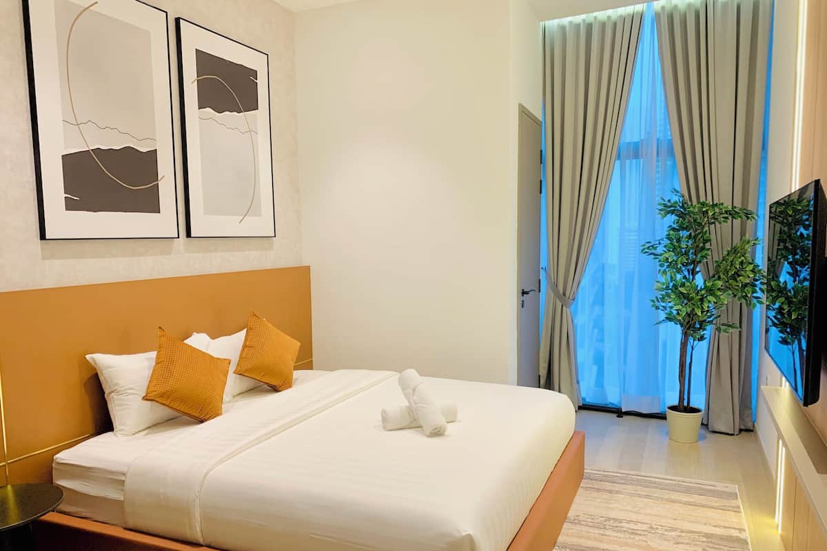 Standard-huone, 1 makuuhuone | 3 makuuhuonetta, egyptinpuuvillaiset lakanat, ylelliset vuodevaatteet