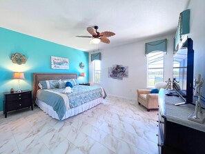 5 bedrooms, iron/ironing board, WiFi, bed sheets - Lakeside 5Bd Pool Hm Spa Gm Watersng-237YS (Davenport)