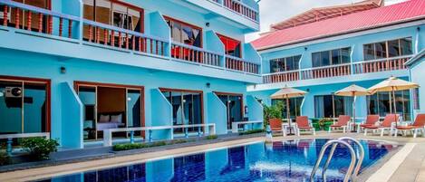 Fassade der Unterkunft