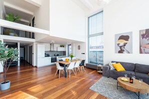 Premium Apartment | Living area - Penthouse in Center of Prague (Prague)