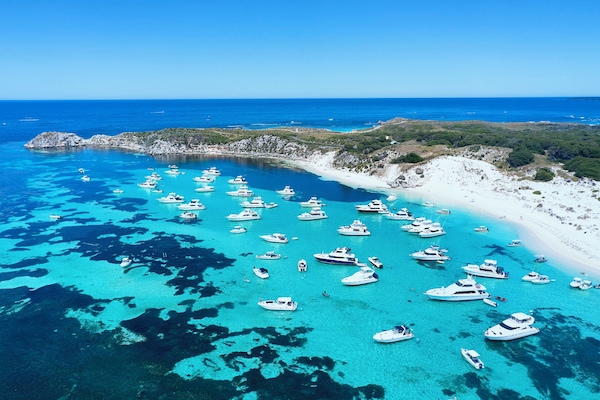 The Famous Heritage Listed Rottnest Island. Longreach Bay.