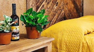 Premium bedding, down comforters, individually furnished