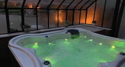 Petite Duckerie 4 pers : jacuzzi, sauna, 15min mer