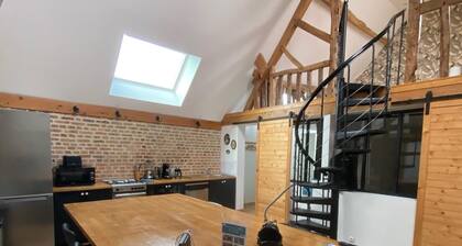 Superb Loft in a stable 5 people, 15 min Amiens