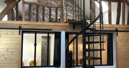 Superb Loft in a stable 5 people, 15 min Amiens
