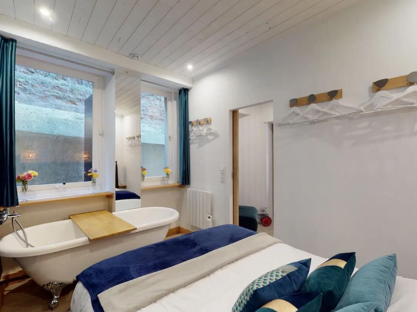 Een douche, een haardroger