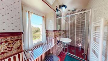 Shower, hair dryer