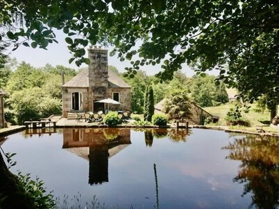 Moulin du Gast 35 people: unusual housing,jacuzzi sauna billiards