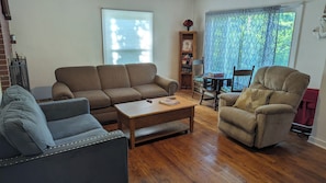 Smart TV y chimenea