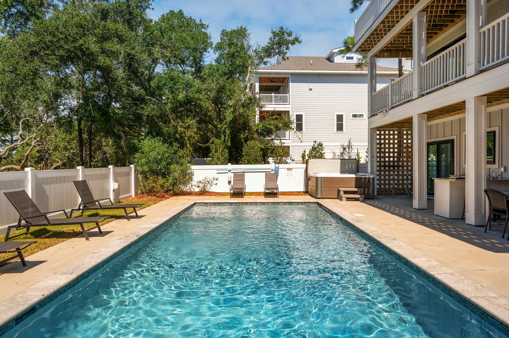 Una piscina climatizada