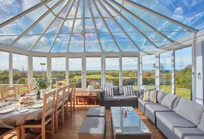 Dining - Little Seawynds is a lovely spacious property with panoramic coastal views set above the picturesque (Port Isaac)