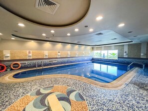 Indoor pool, outdoor pool