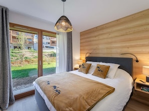 2 bedrooms, free WiFi, bed sheets - New Apartment with Terrace, 2 Bedrooms, Ideal for Families - Calm and Convenient in Megève (Megève)