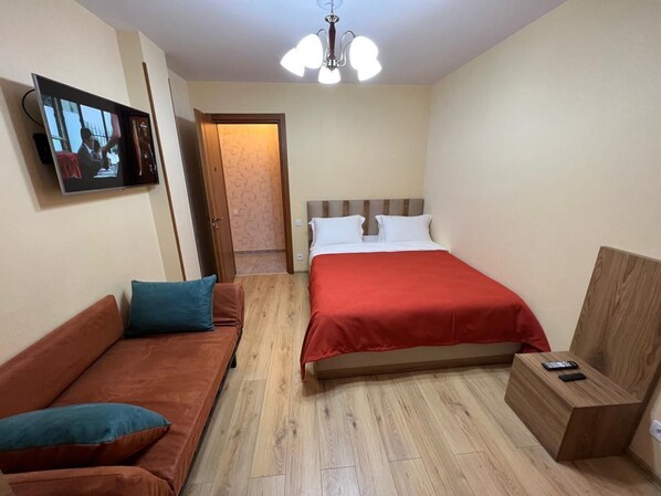 1 sovrum, strykjärn/strykbräda, gratis wi-fi och sängkläder