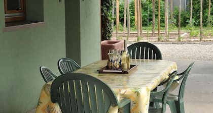 Bright and quiet cottage with terrace, barbecue, and parking 5 km from Colmar