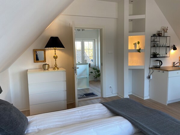 Chambre Deluxe double, 1 chambre | Literie de qualité, lit de bébé portatif, accès au Wi-Fi (inclus)