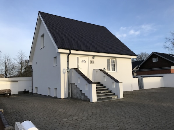 Voorkant van accommodatie